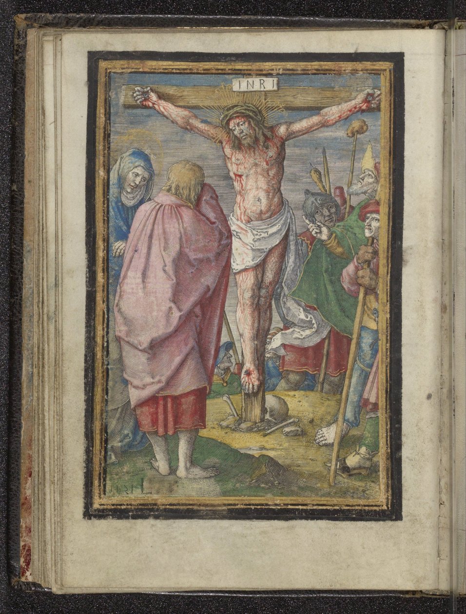 Crucifixión de Cristo Pasión de Cristo (título de la serie) de Lucas van Leyden