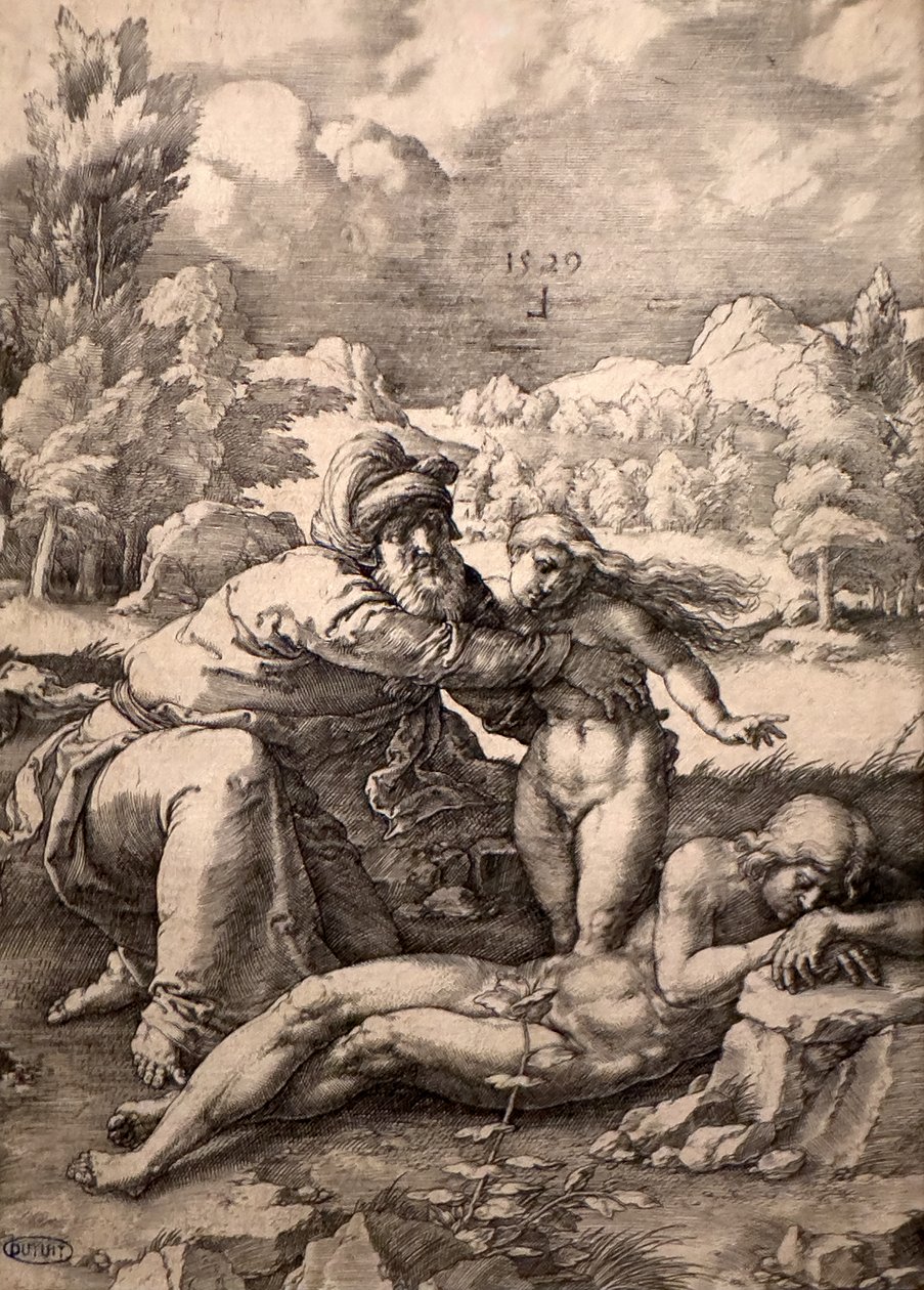 La creación de Eva de Lucas van Leyden
