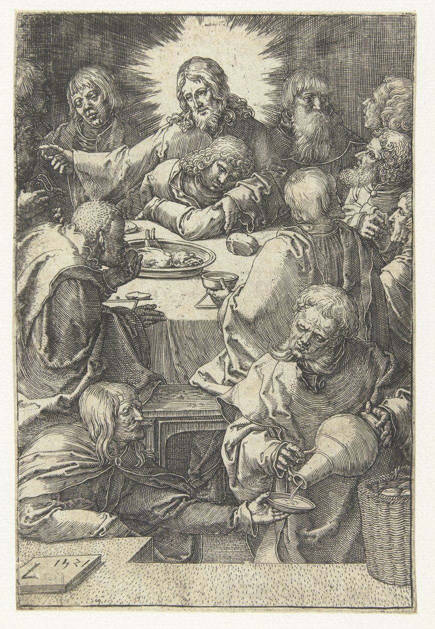 Última cena La pequeña pasión (título de la serie) de Lucas van Leyden