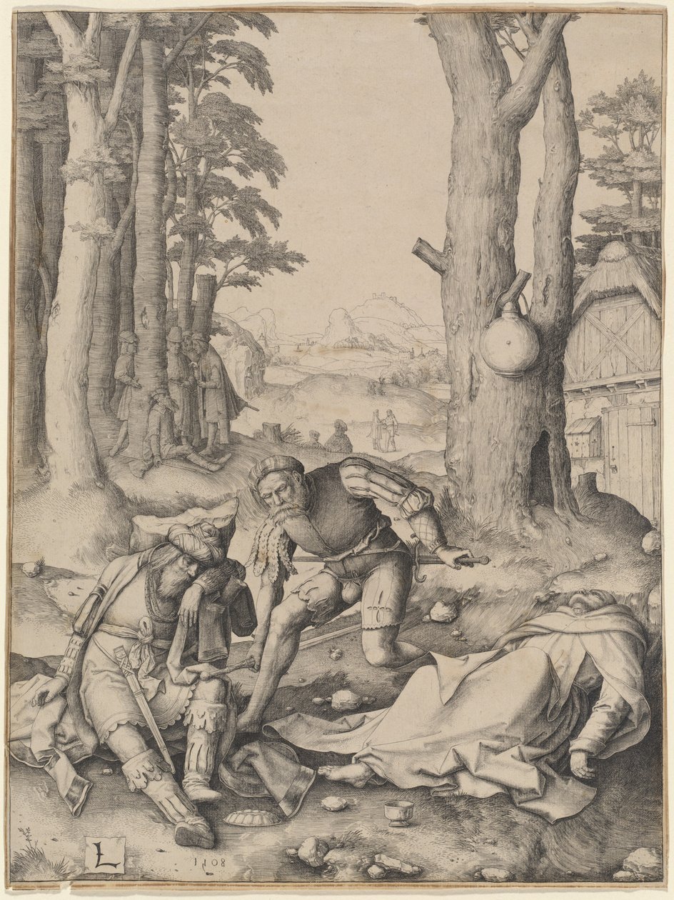Mahoma y el monje Sergio de Lucas van Leyden