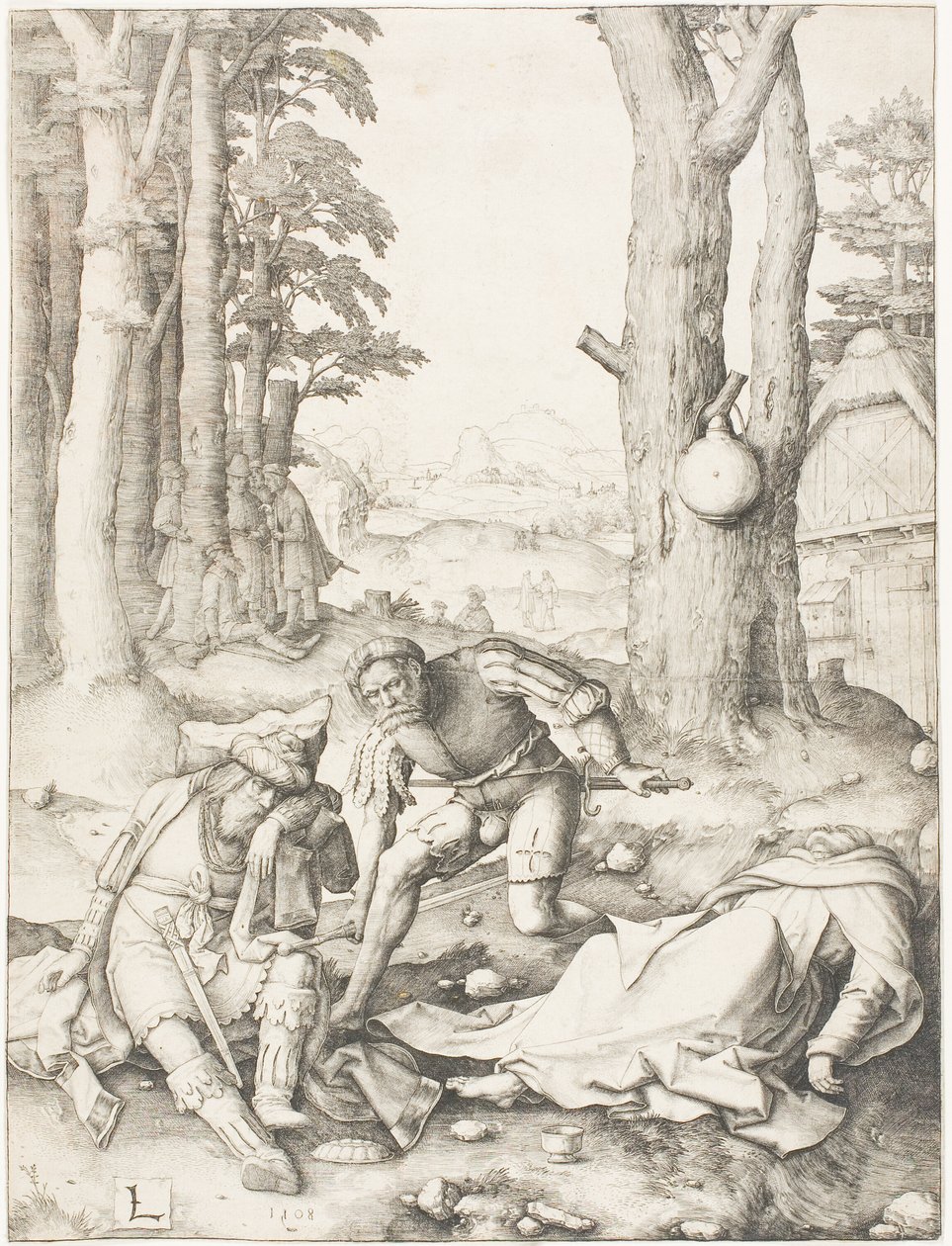 Mahoma y el monje Sergio de Lucas van Leyden