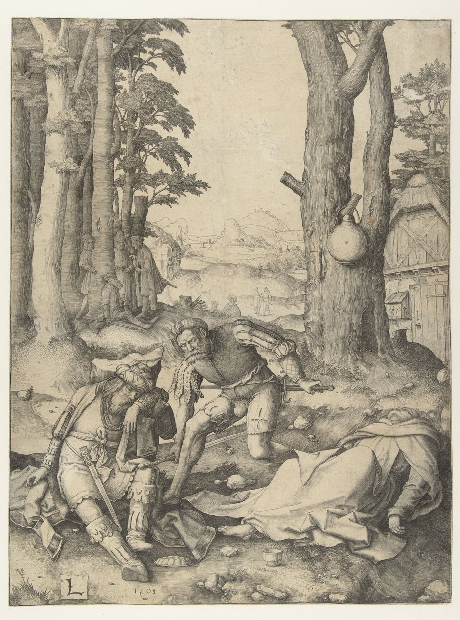 Mahoma y el monje Sergio de Lucas van Leyden