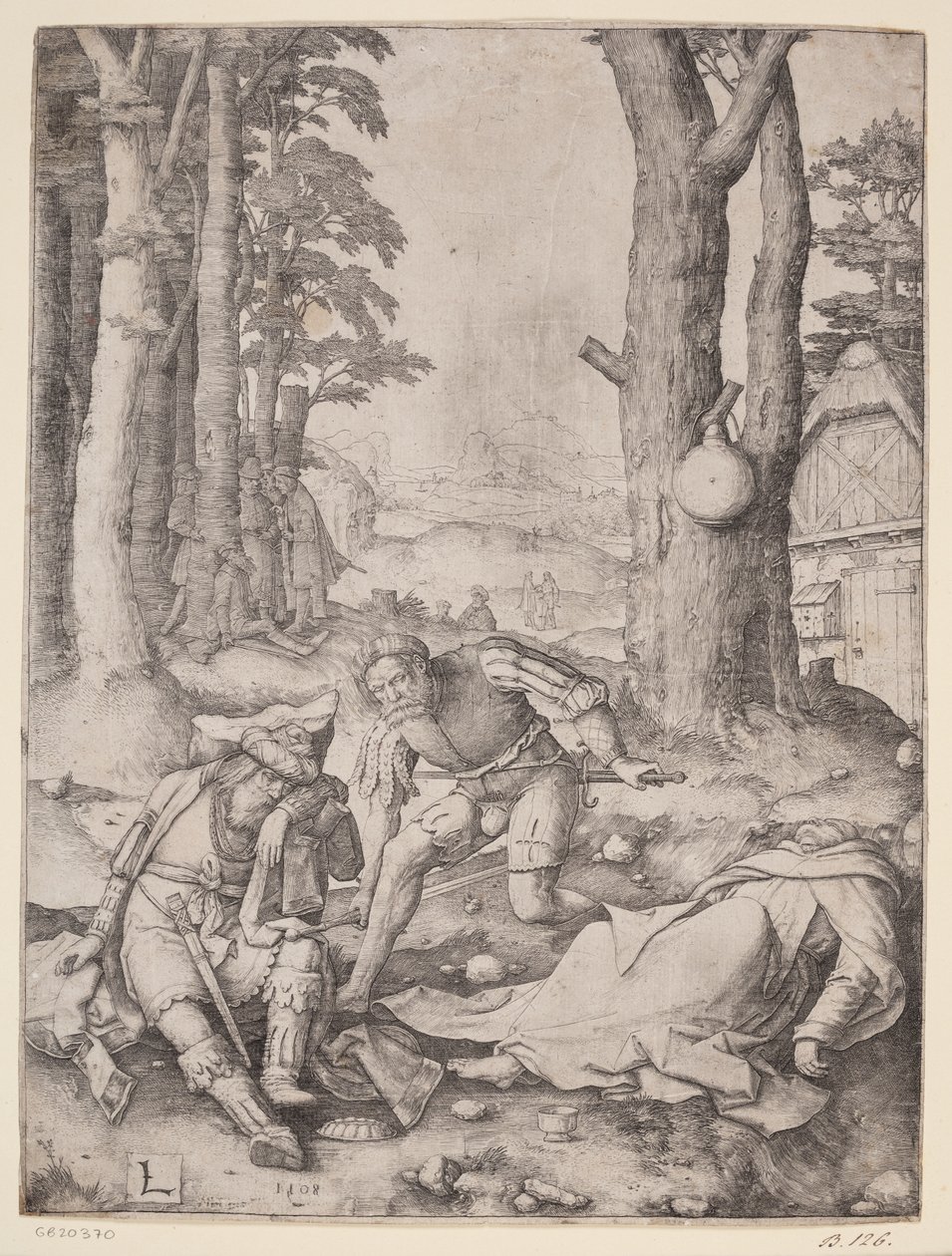 Mahoma y el monje Sergio de Lucas van Leyden