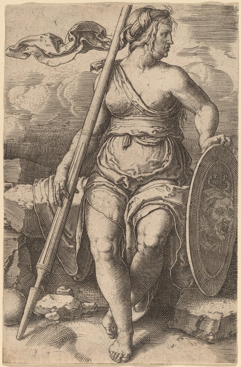 Palas Atenea de Lucas van Leyden