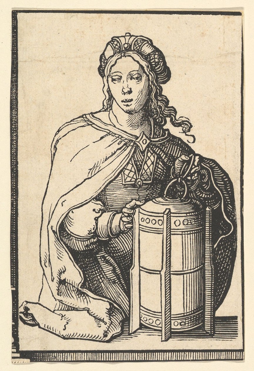 Sibila Persa, de la serie de Sibilas de Lucas van Leyden