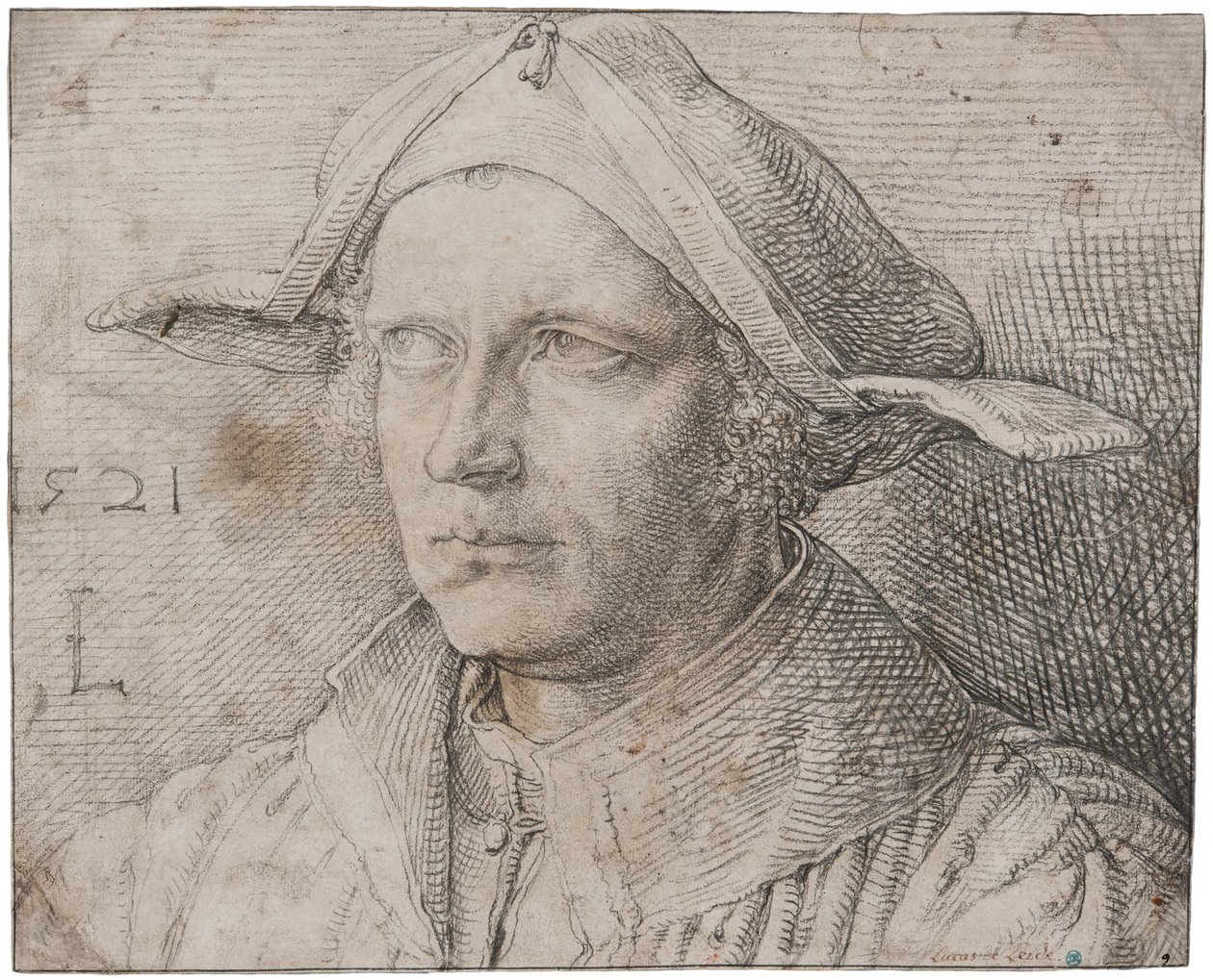Retrato de un joven de Lucas van Leyden