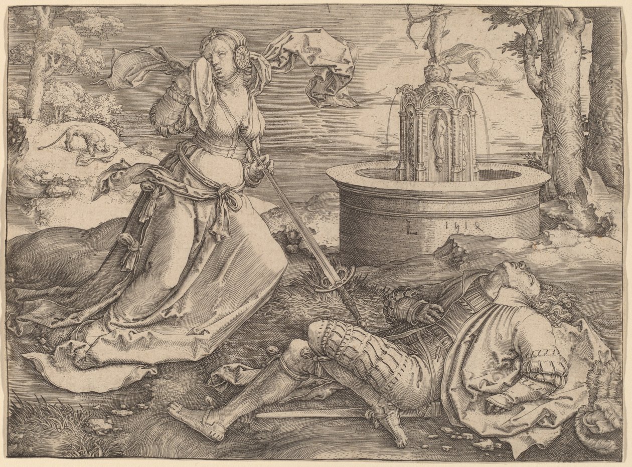 Píramo y Tisbe de Lucas van Leyden