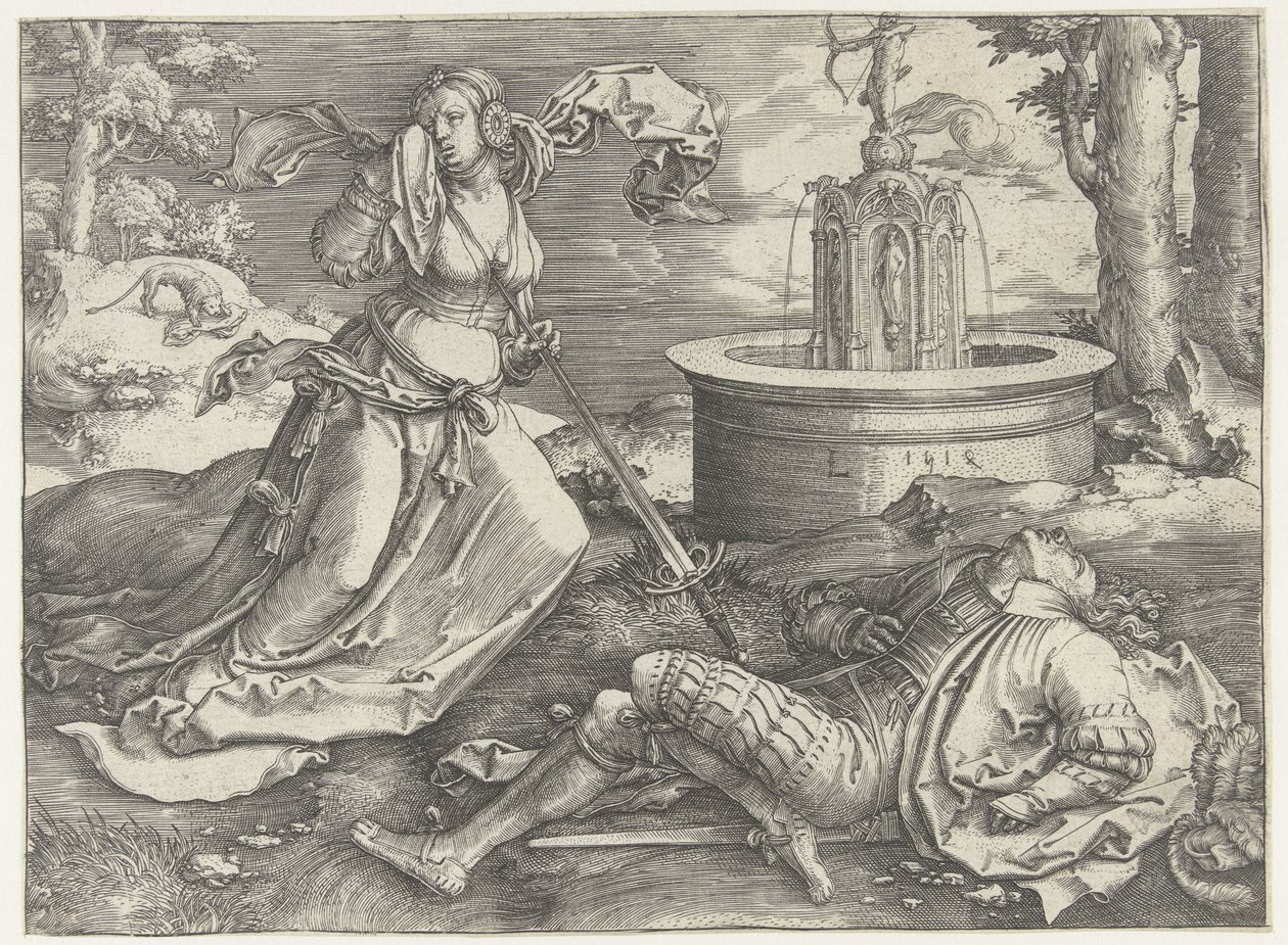 Píramo y Tisbe de Lucas van Leyden