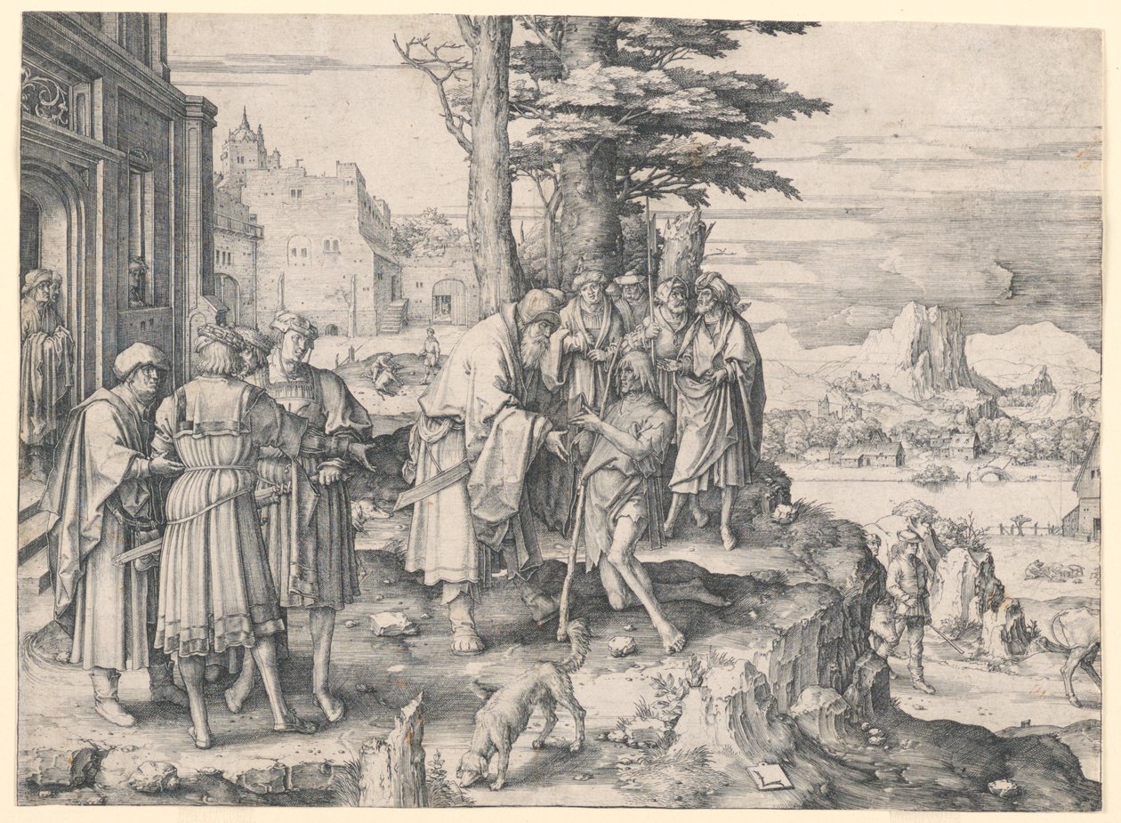 El regreso del hijo pródigo de Lucas van Leyden