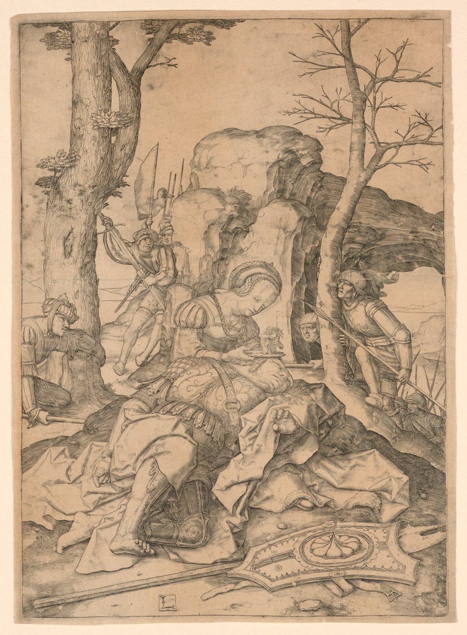 Sansón y Dalila de Lucas van Leyden