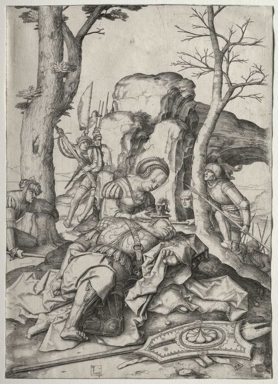 Sansón y Dalila de Lucas van Leyden