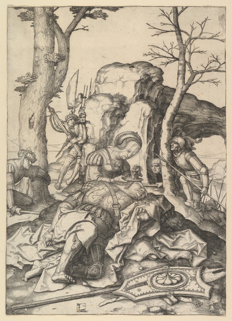 Sansón y Dalila, ca. 1507 de Lucas van Leyden