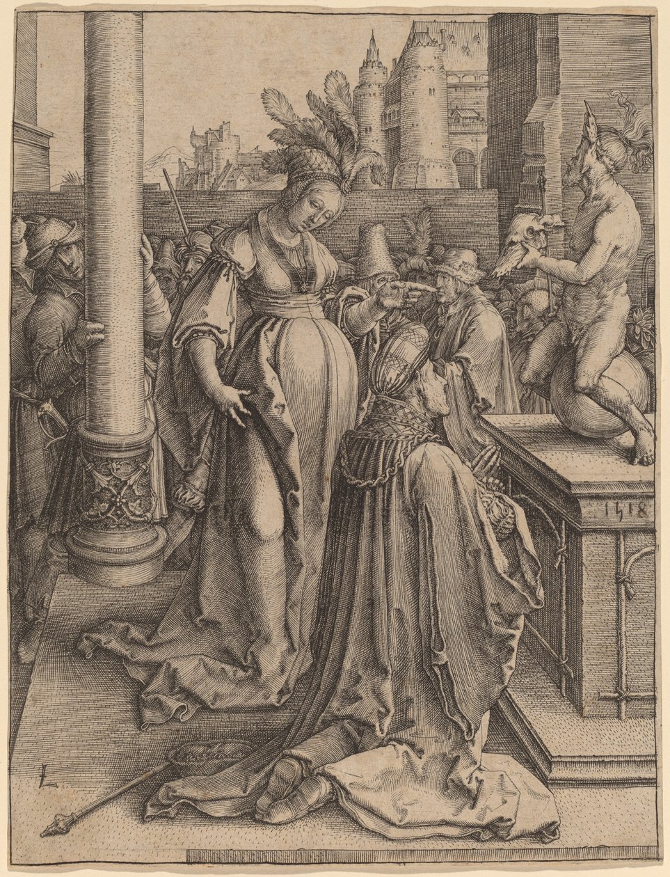 La idolatría de Salomón de Lucas van Leyden