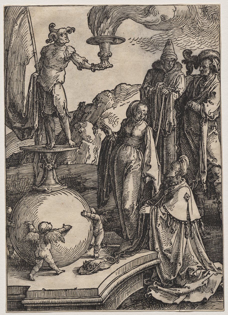 La idolatría de Salomón de Lucas van Leyden