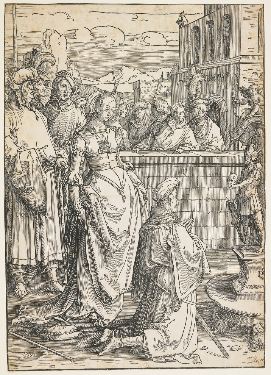La idolatría de Salomón, c. 1512 de Lucas van Leyden