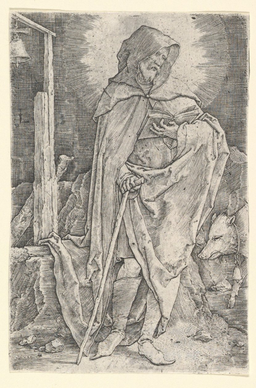 San Antonio, ca. 1521 de Lucas van Leyden