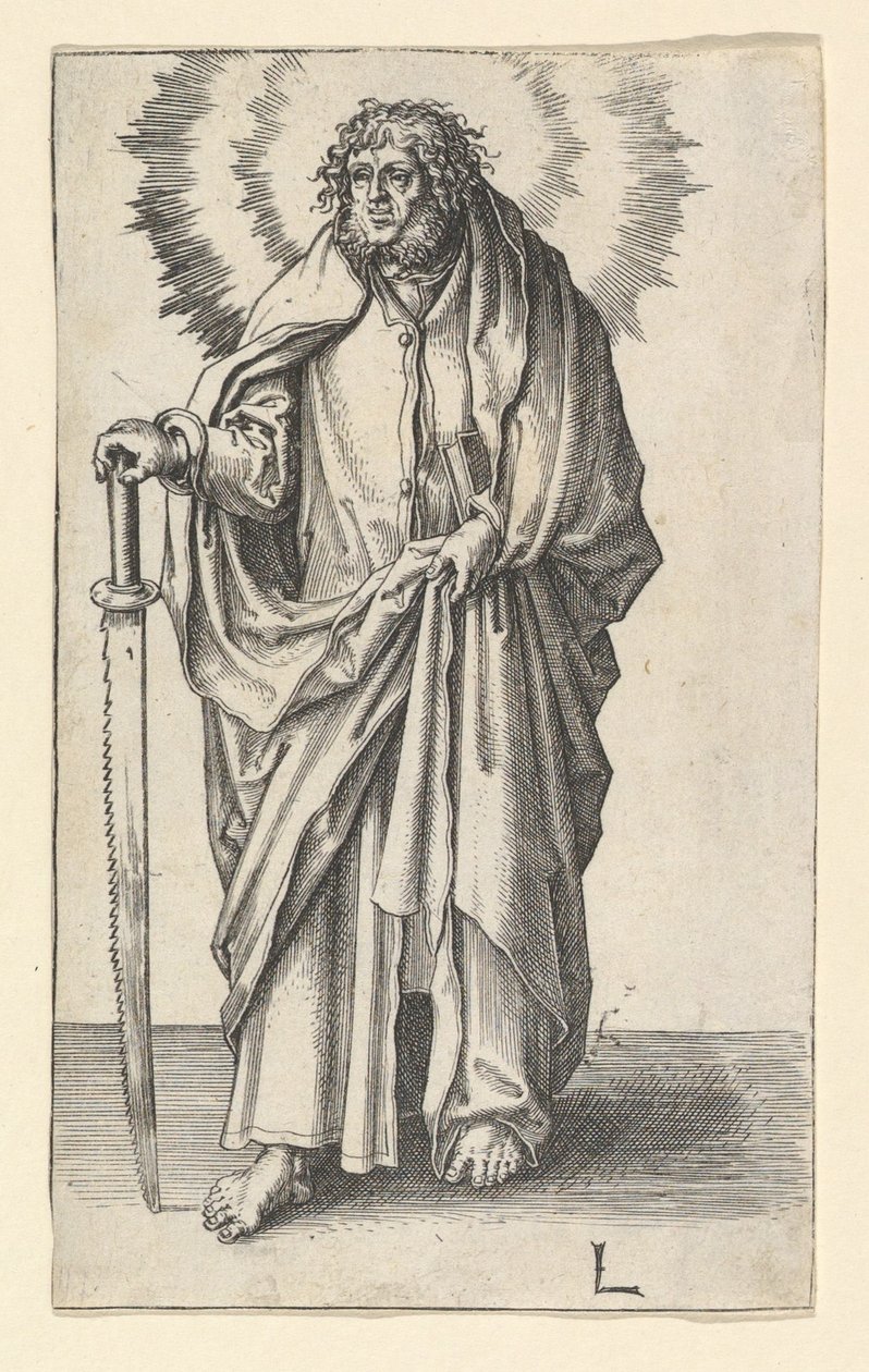 San Simón, ca. 1510 de Lucas van Leyden