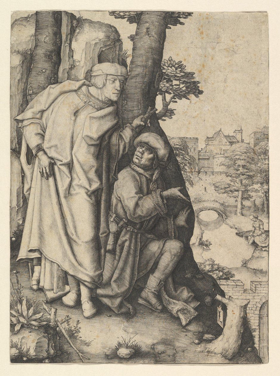 Susana y los dos ancianos, ca. 1508 de Lucas van Leyden