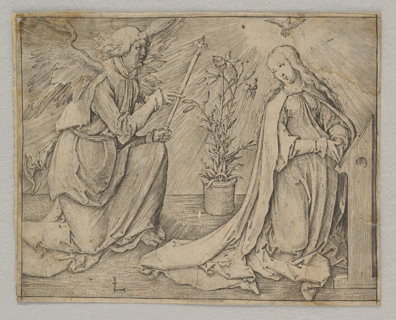 La Anunciación de Lucas van Leyden