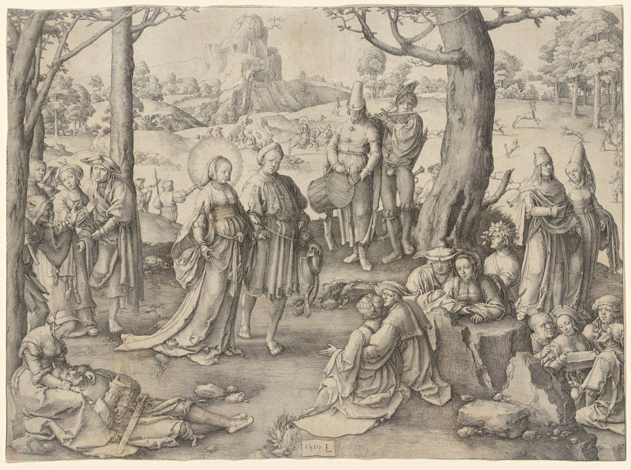 La danza de Santa María Magdalena de Lucas van Leyden