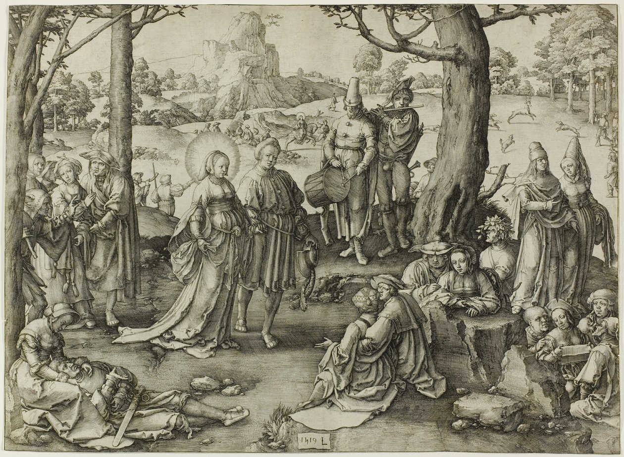 La danza de Santa María Magdalena de Lucas van Leyden