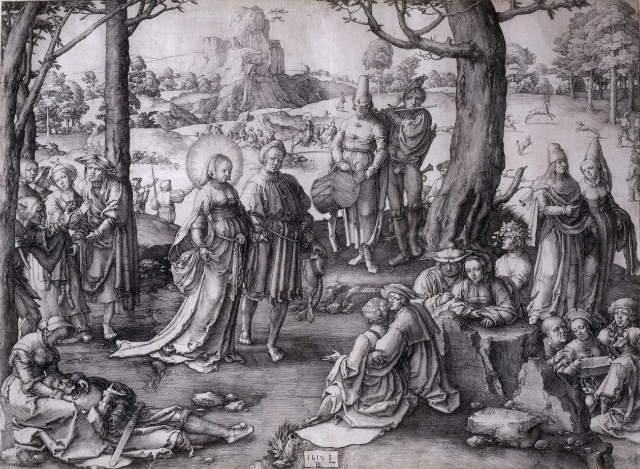 La danza de Santa María Magdalena de Lucas van Leyden