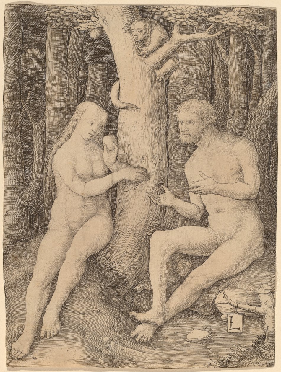 La caída del hombre de Lucas van Leyden