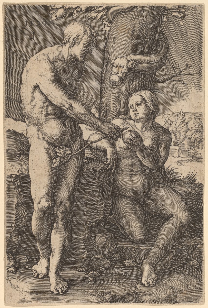 La Caída del Hombre de Lucas van Leyden