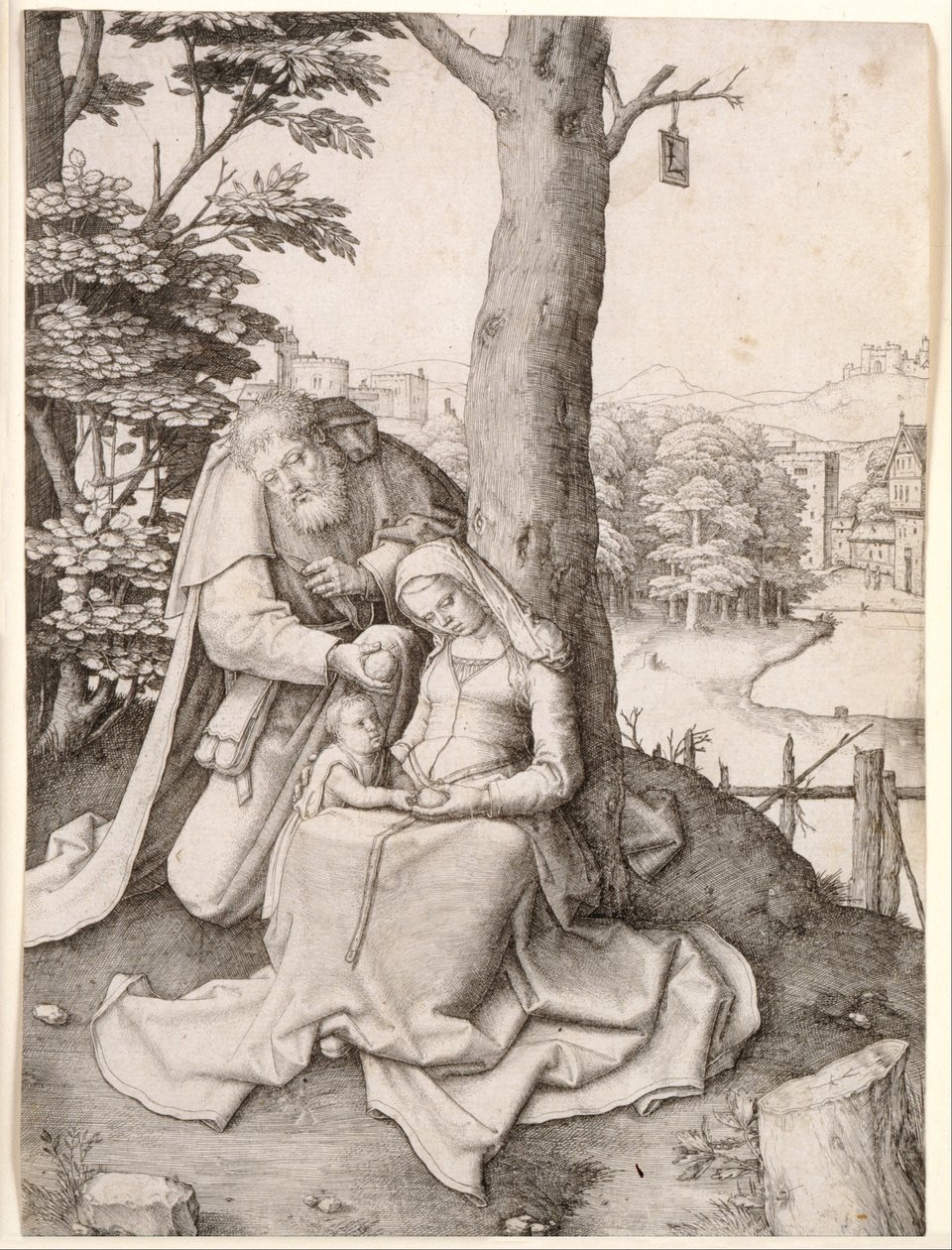 La Sagrada Familia de Lucas van Leyden