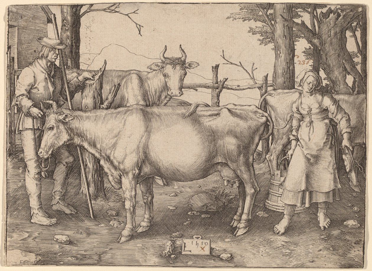 La lechera de Lucas van Leyden