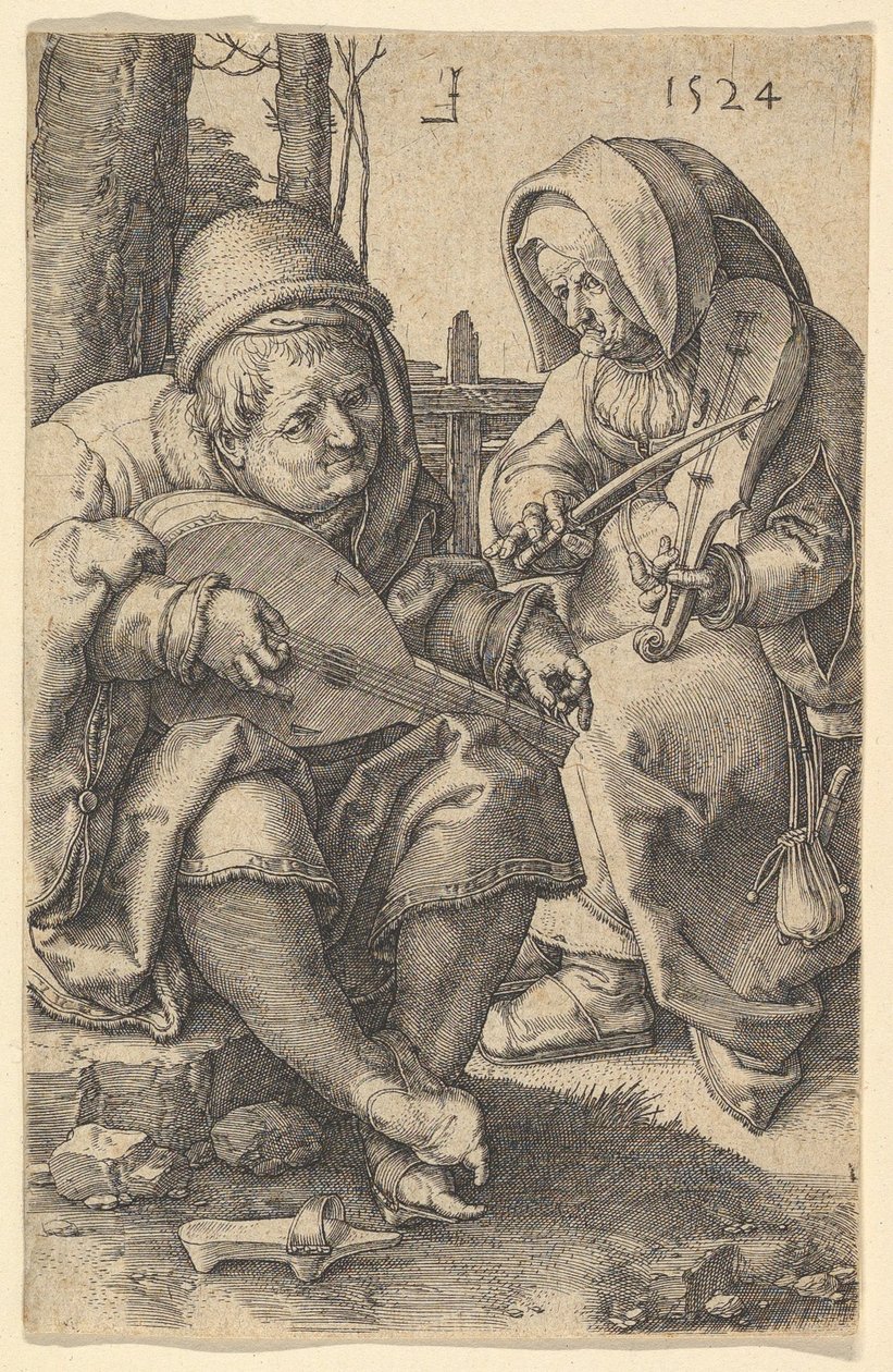 Los músicos, 1524 de Lucas van Leyden