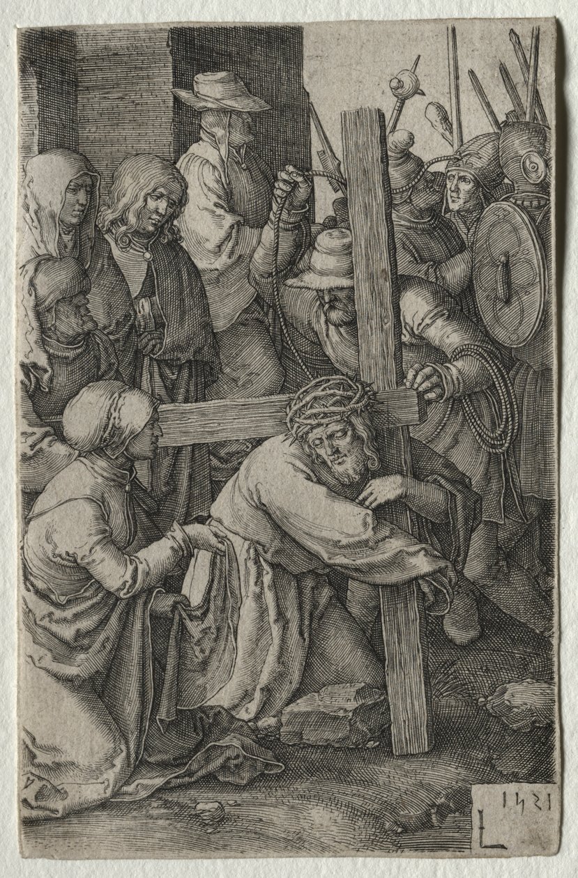 La Pasión: Cristo cargando la cruz de Lucas van Leyden