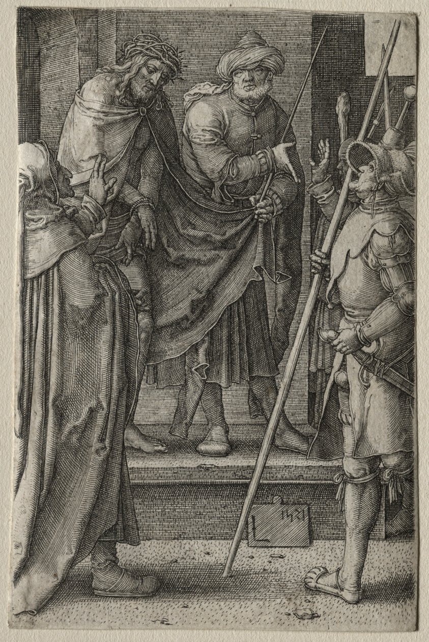 La Pasión: Cristo presentado al pueblo de Lucas van Leyden