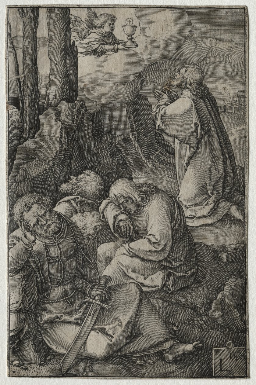 La Pasión: La agonía en el jardín de Lucas van Leyden