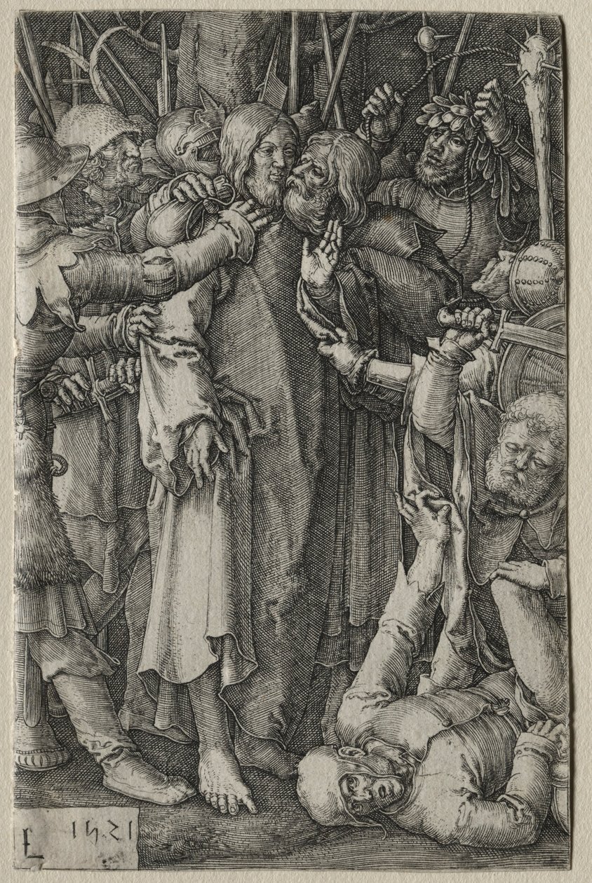 La Pasión: La captura de Jesús, 1521 de Lucas van Leyden