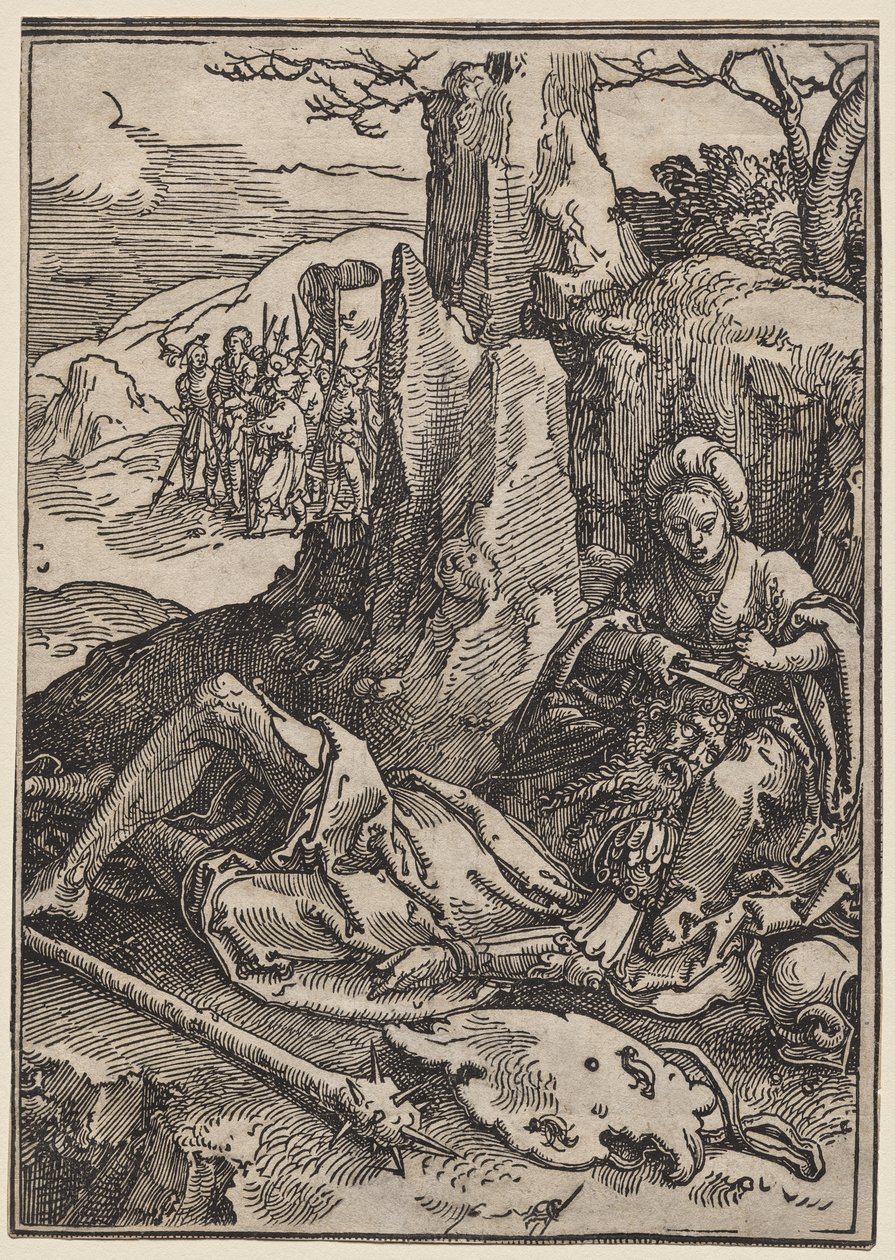 El poder de las mujeres: Sansón y Dalila de Lucas van Leyden