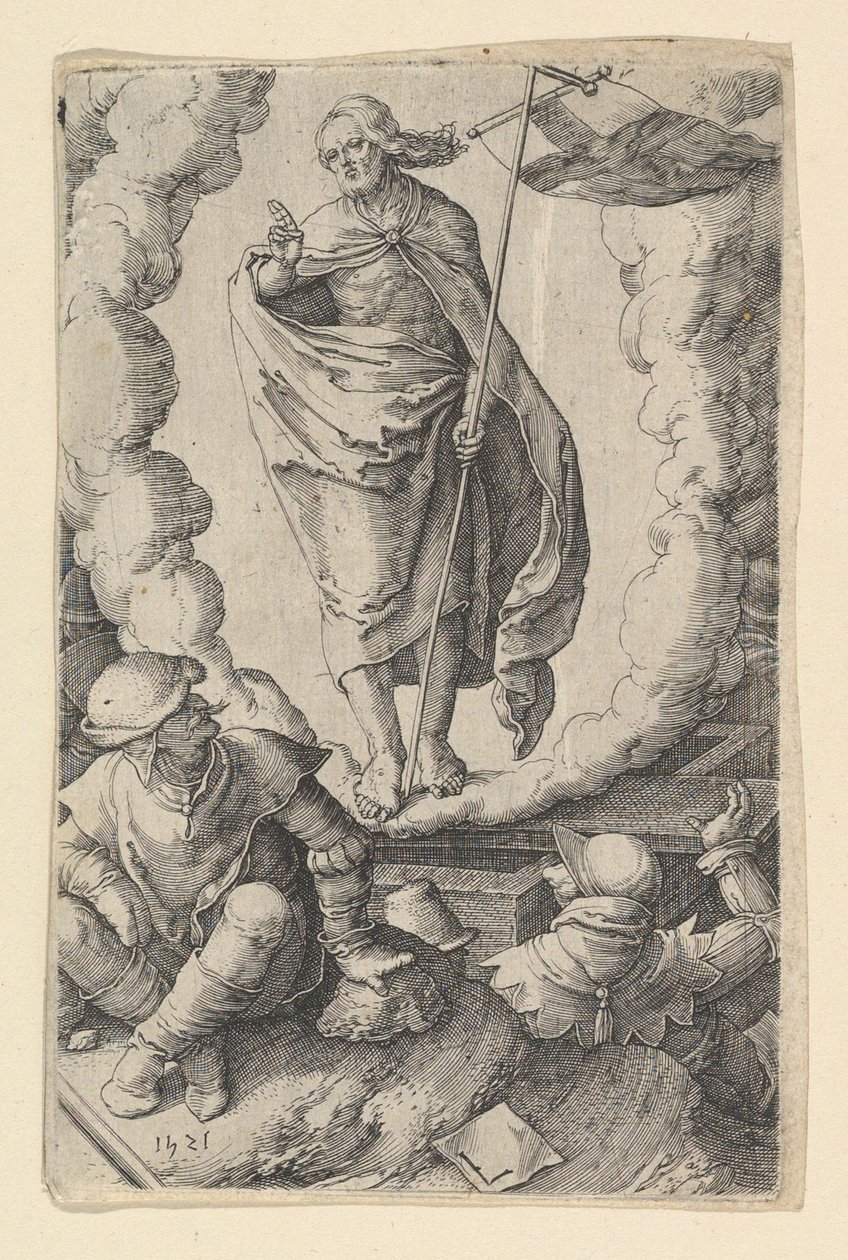 La resurrección, 1521 de Lucas van Leyden
