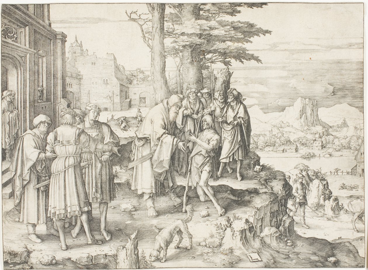 El regreso del hijo pródigo de Lucas van Leyden