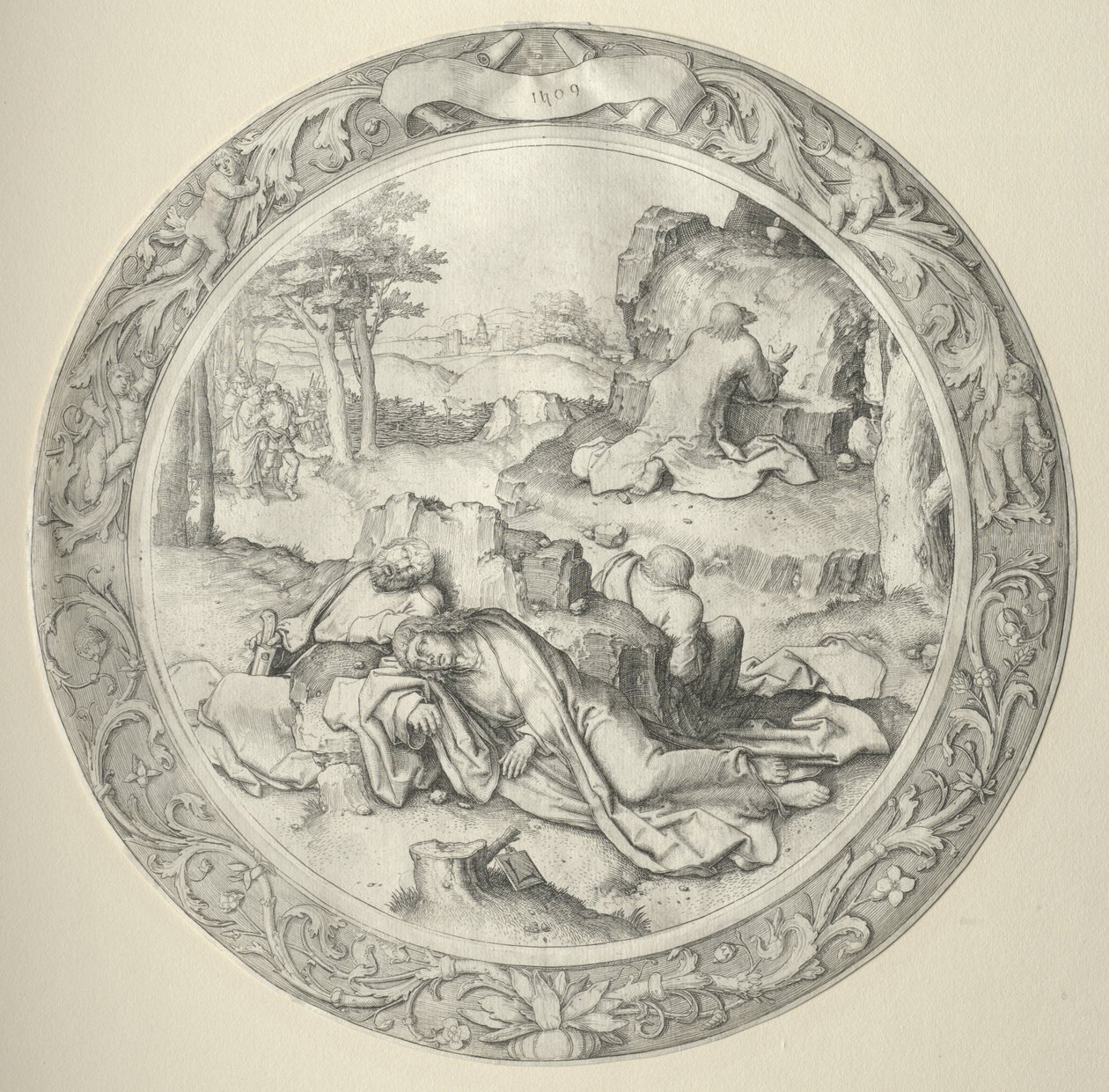 La Pasión Redonda, 1509 de Lucas van Leyden
