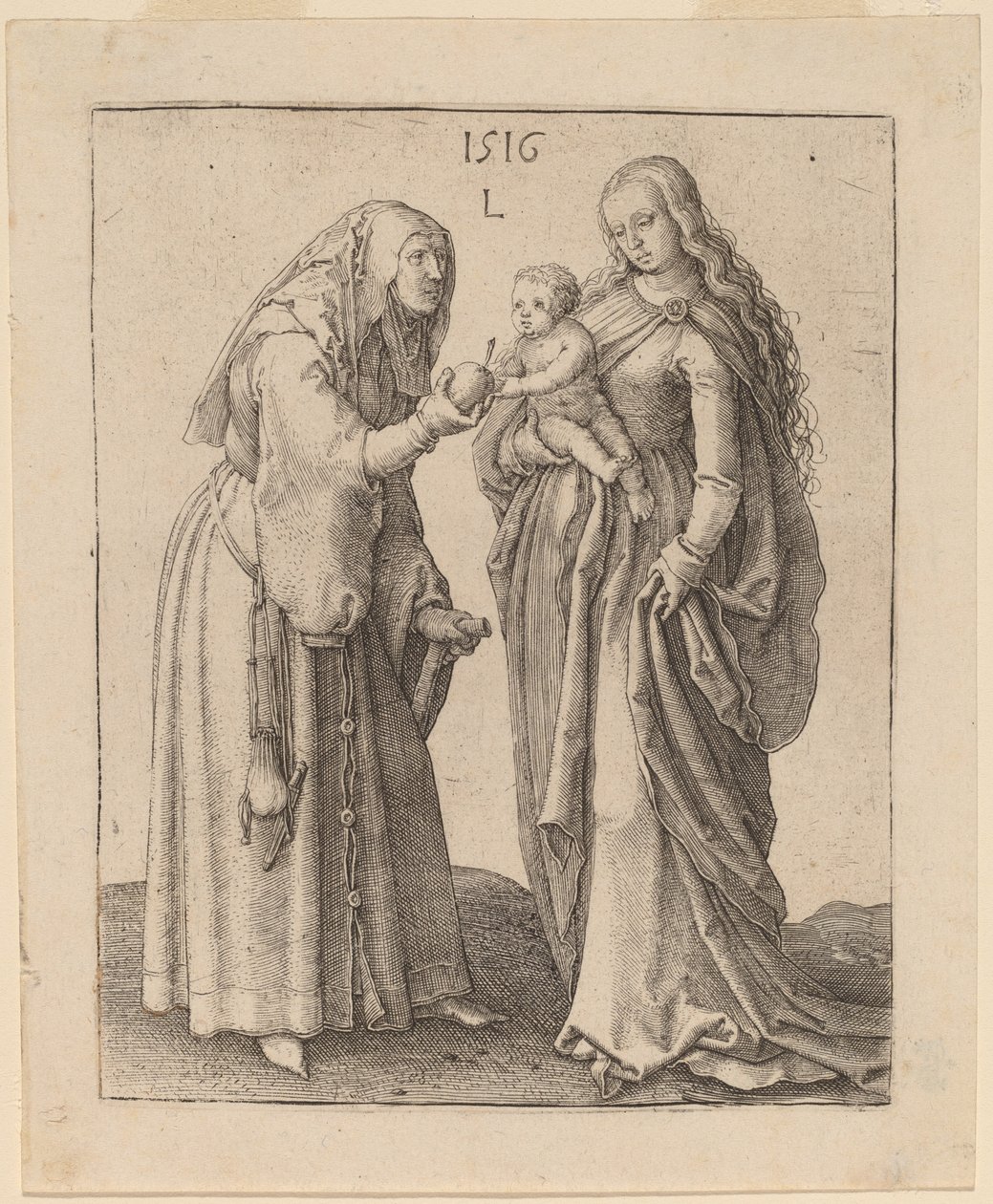La Virgen y Santa Ana de Lucas van Leyden