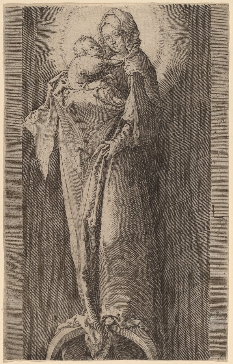 La Virgen en el nicho de Lucas van Leyden