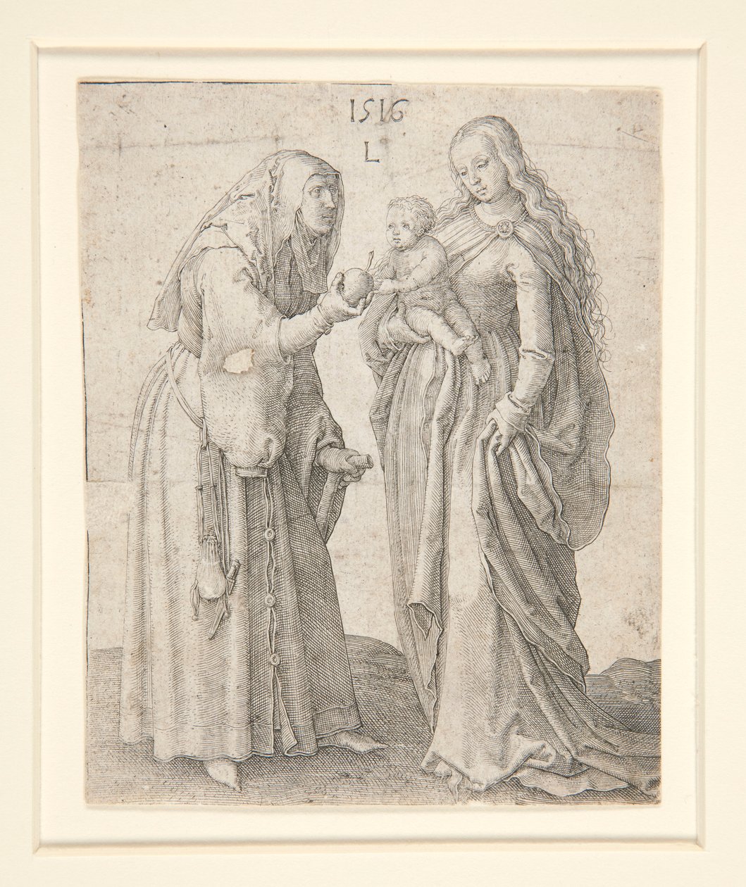 La Virgen con el Niño y Santa Ana de Lucas van Leyden
