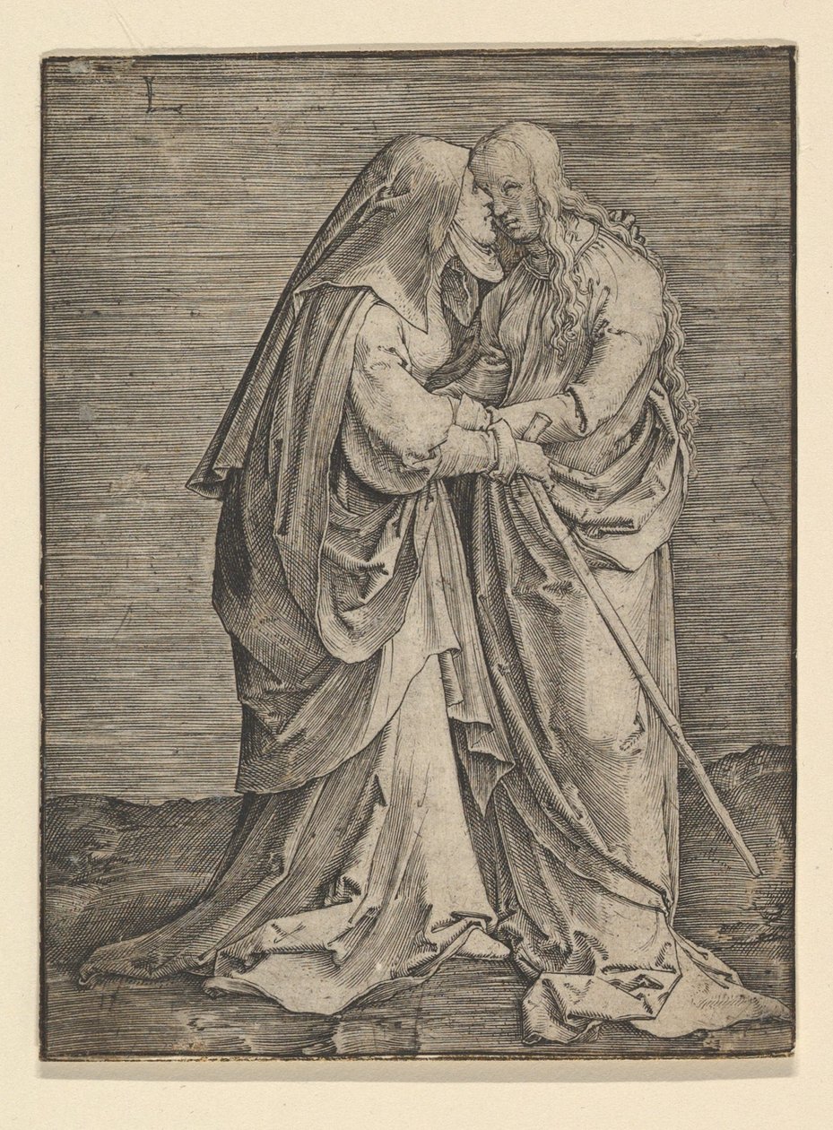 La visitación, ca. 1516 de Lucas van Leyden