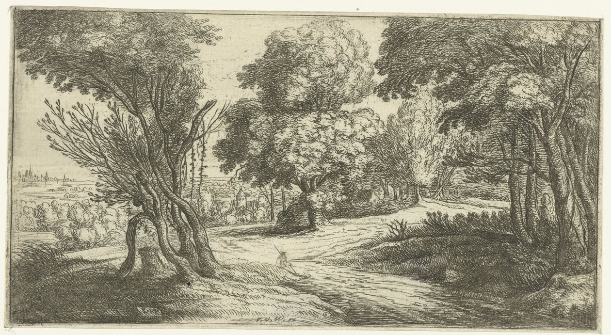 paisaje forestal de Lucas van Uden