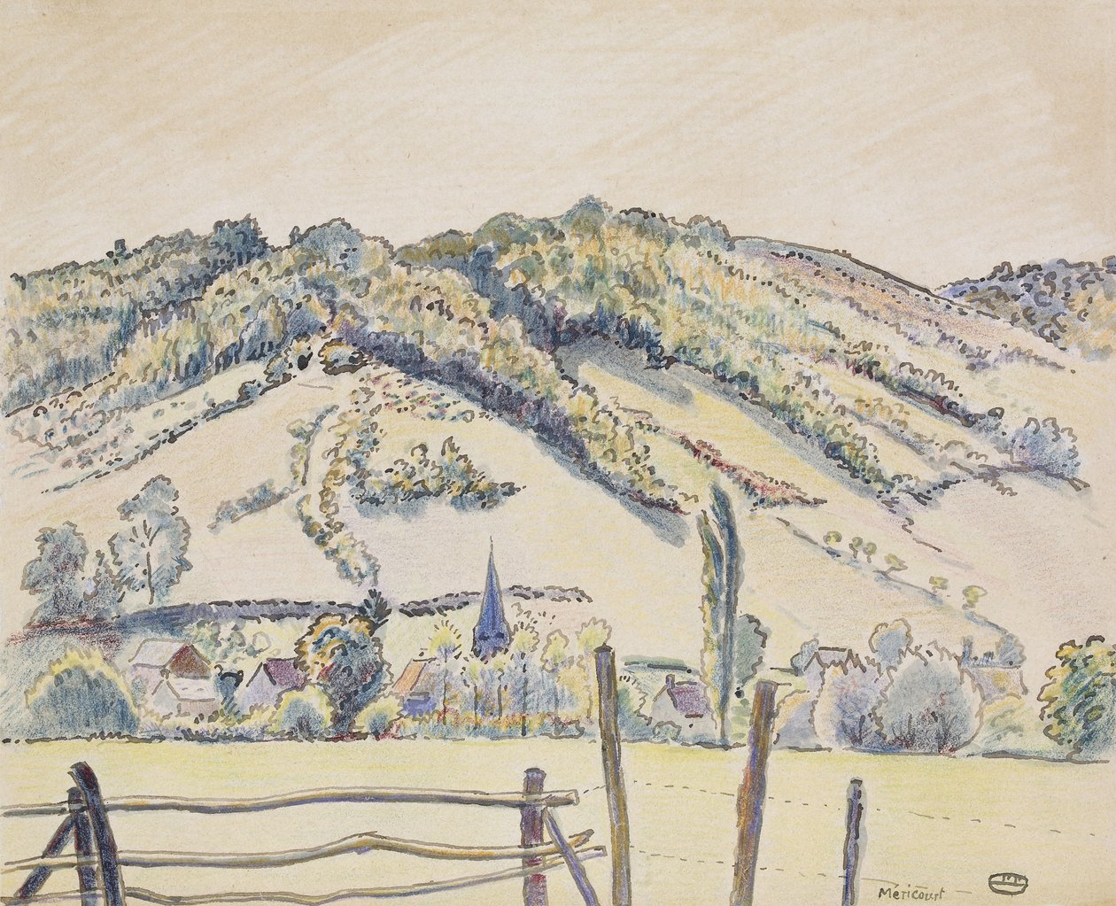 Méricourt de Lucien Pissarro
