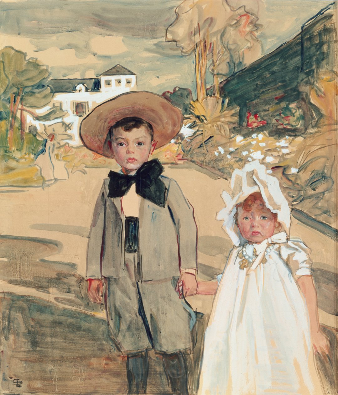 Los hijos del artista, c.1895 de Lucien Simon