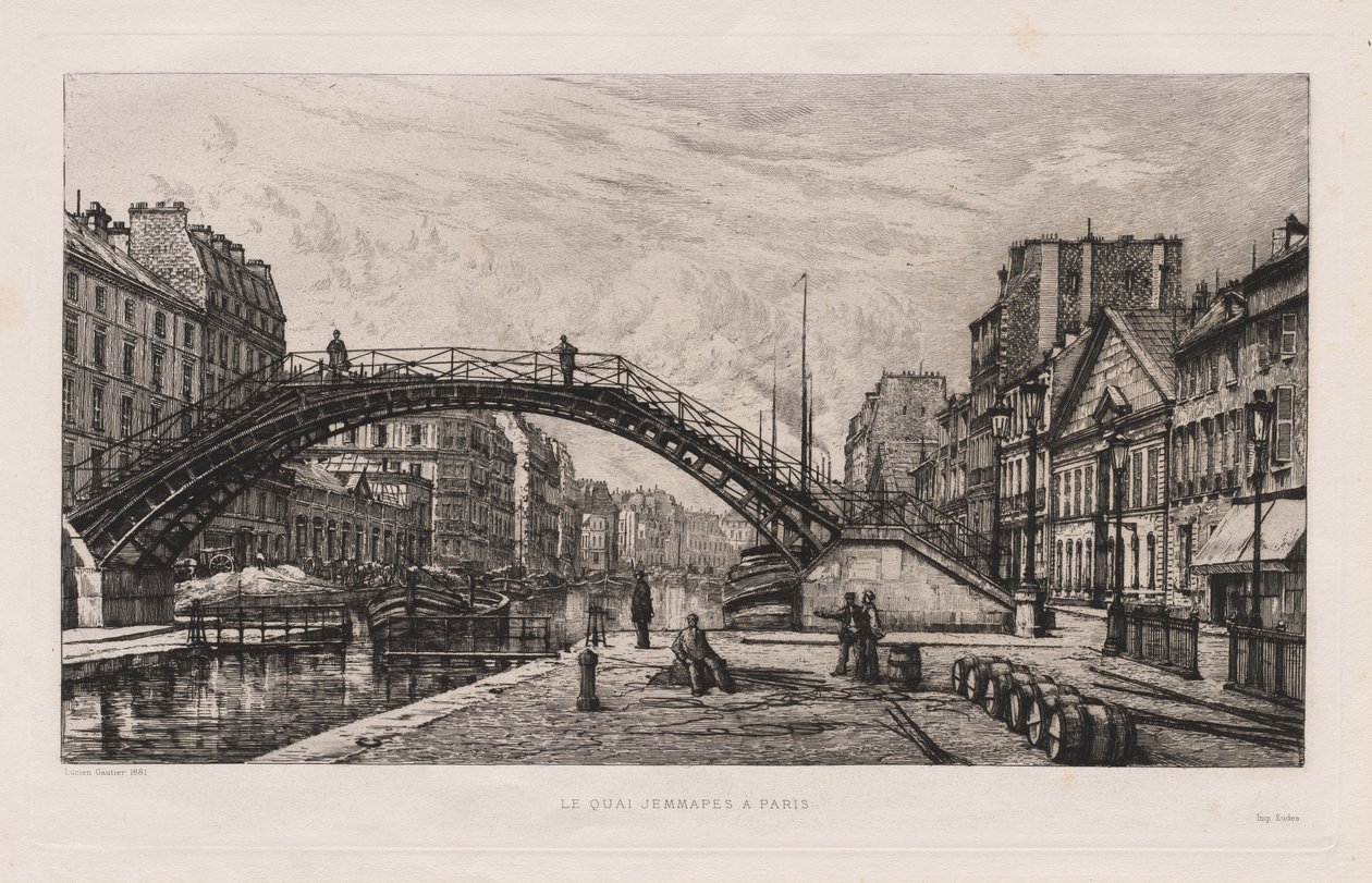 Le Quai Jemmapes en París de Lucien Gautier