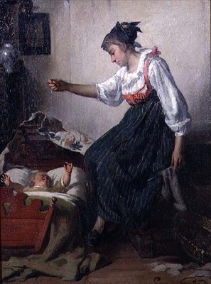 Jugando con el bebé de Lucien Gerard