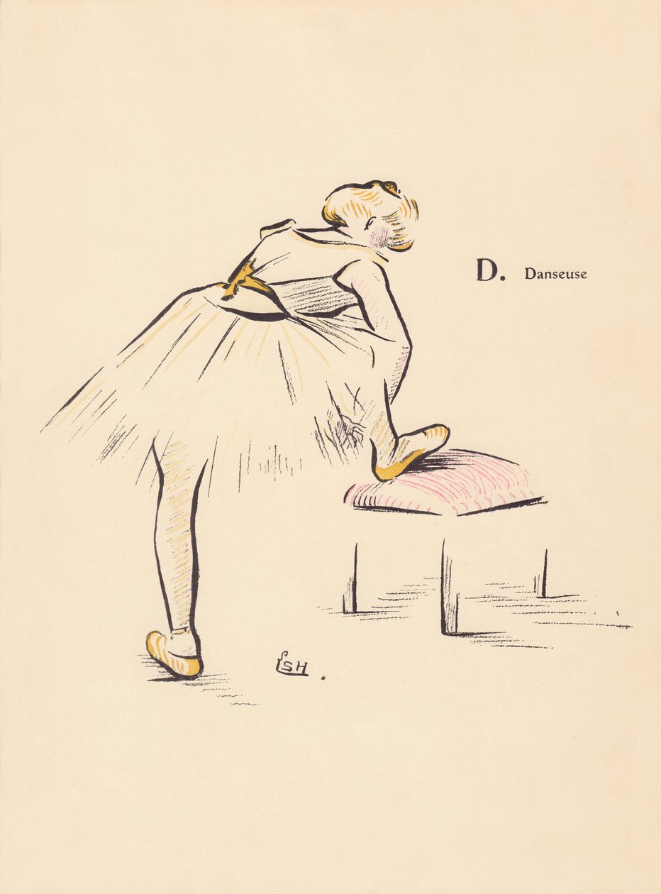 D. Bailarina de Lucien L. (active 1904) Henreaux