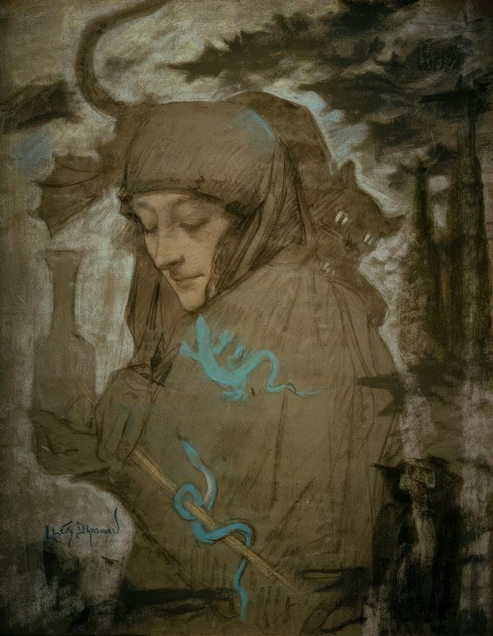 La bruja de Lucien Levy-Dhurmer